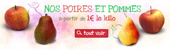Pommes et poires 1� le kilo